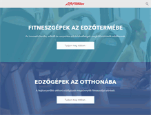 Tablet Screenshot of lifefitness.hu