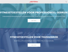 Tablet Screenshot of lifefitness.nl